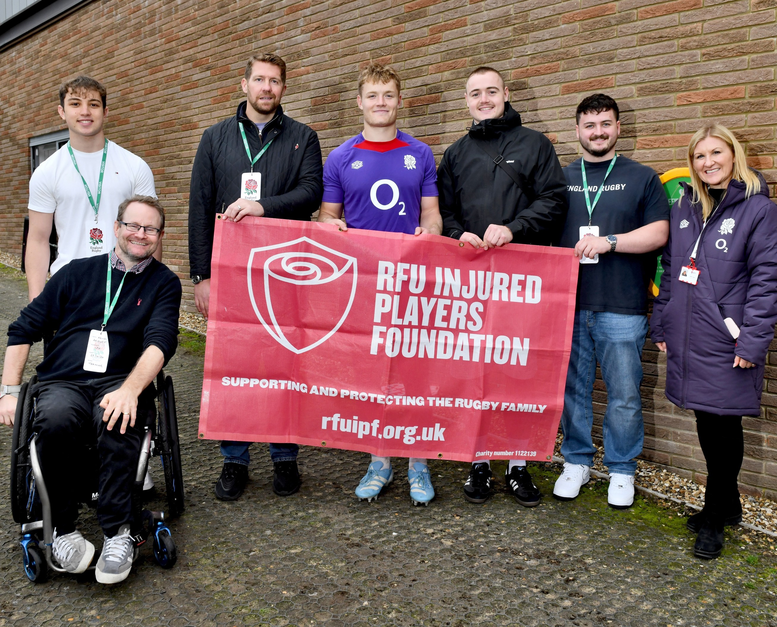 Fin Smith heading to Birmingham Moseley Rugby Club in support of the IPF 