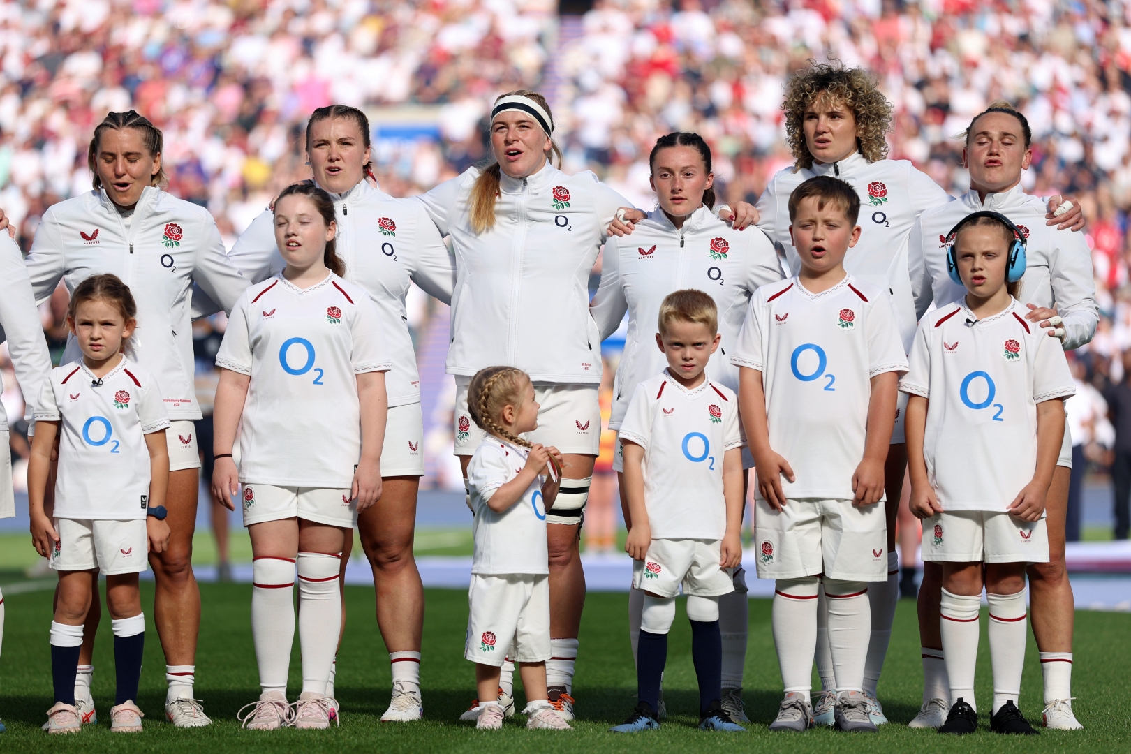 Making your mascot debut for the Red Roses 
