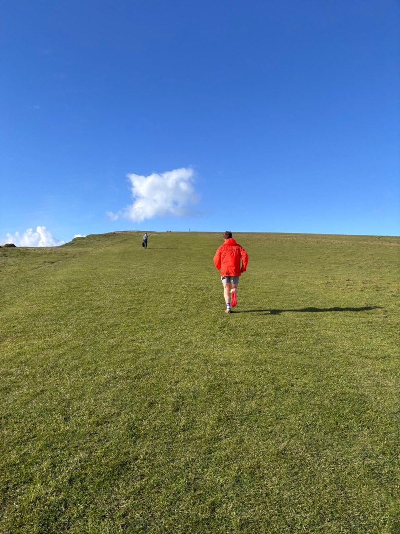 IPF fundraiser Ed Berridge training for the marathon