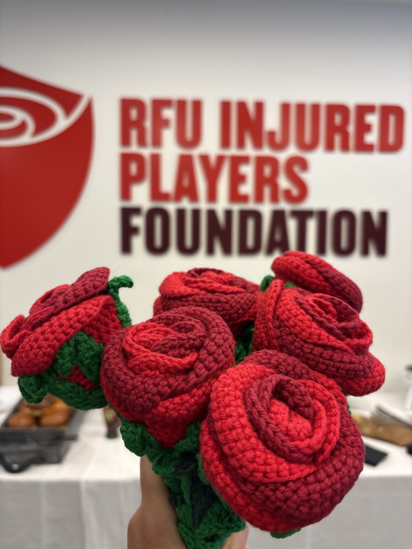 Red Roses crocheted by IPF Member Amy for other IPF Members