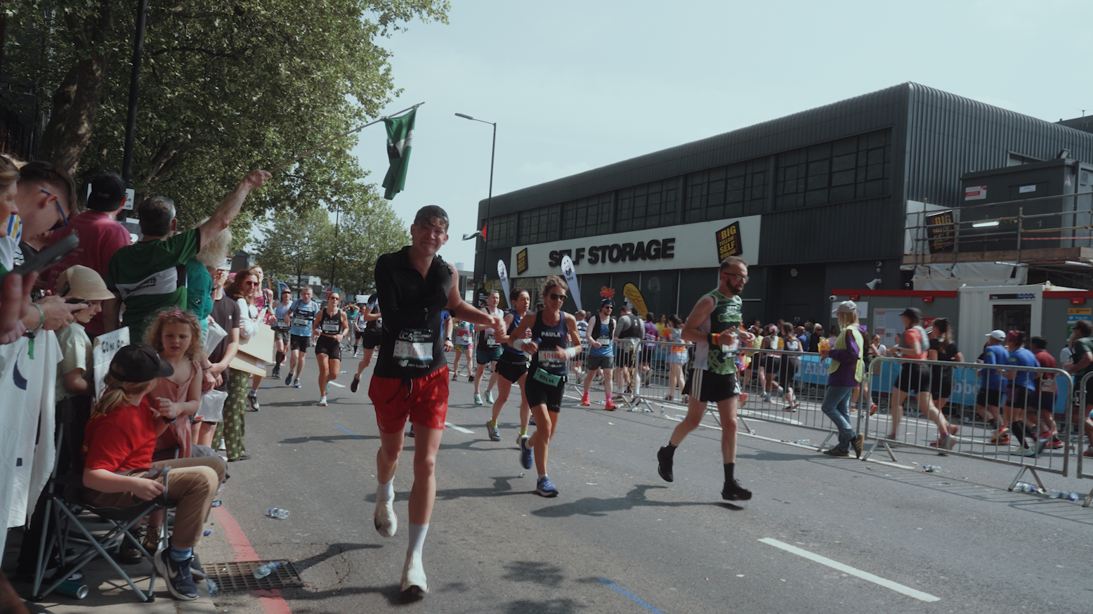 Spencer Wadsworth runs marathon