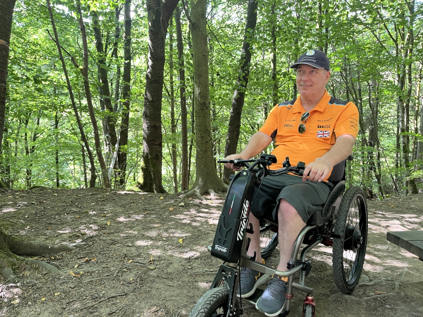IPF Member Roger Warner on trike